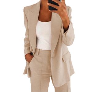 Conjunto de Traje Formal de Oficina para Mujer, 3 Piezas, Antiarrugas, Blazer, Chaleco y Pantalones, Venta al Por Mayor y Dropship - Product Image 6