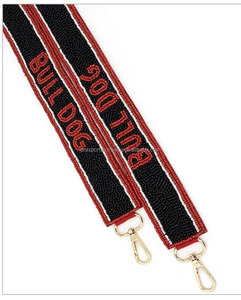 Vintage Dog Woof Beaded Cotton Fabric <b>Adjustable</b> Pet Theme Shoulder <b>Strap</b> Custom Detachable Hook Portable Sweet - Product Image 3