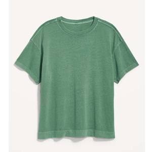 เสื้อยืดผู้หญิงขายดี รุ่นรักษ์โลก สำหรับฤดูร้อน แบบเรียบ สีพื้น ปรับแต่งขนาดและสีได้ ราคาถูก สไตล์สตรีทแวร์ - Product Image 4