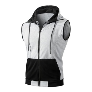 Camiseta sin Mangas con Capucha y Logotipo Personalizado OEM para Hombre, Ropa de Gimnasio de Secado Rápido, Sudadera sin Mangas para Entrenamiento - Product Image 2