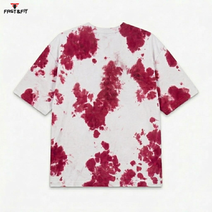 T-shirts pour hommes en coton délavé à l'acide, personnalisables avec logo, de haute qualité, séchage rapide, pour l'été - Product Image 6