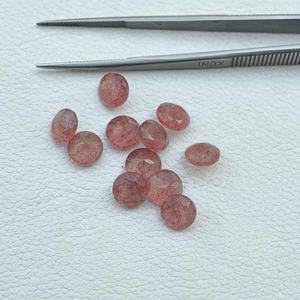 8mm rojo fresa cuarzo redondo brillante corte venta al por mayor de piedras preciosas superventas productos hechos a mano de moda del proveedor - Product Image 2