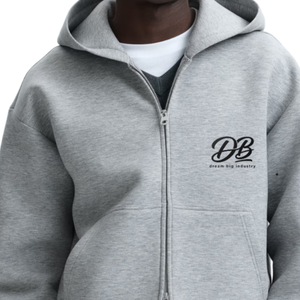 Sudadera con Capucha Premium de Corte Holgado con Cierre, Forro Polar Suave, Manga Larga, Estilo Casual Urbano, Producción de Fábrica OEM ODM - Product Image 3