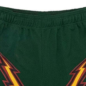 Shorts de survêtement pour hommes en molleton polyester/coton écologique, taille mi-haute, fermeture élastique, logo personnalisé, imprimé uni, vente en gros - Product Image 2