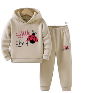 Invierno cálido nuevas sudaderas con capucha de moda Algodón Niños Imprimir niñas Conjuntos de ropa para niños Ropa para niños ropa para niños - Product Image 1