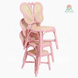 Silla Infantil de Ratán Hecha a Mano al por Mayor, Silla Infantil Apilable de Ratán Natural Ecológica - Product Image 2