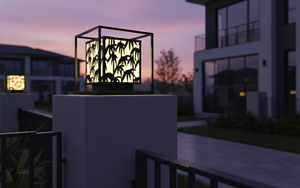 Lampe de poteau décorative de haute qualité, anti-rouille, avec revêtement en poudre, AC 200V, pour villa de luxe, hôtel, jardin - Product Image 4