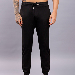 Men's Cotton Sweatpants Elastic Waist Drawstring Casual Ankle Cuffs Breathable Midweight Knitted Joggers Supplier - Product Image 2