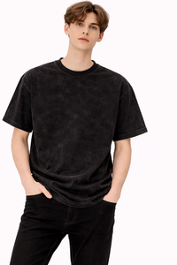 Ropa Casual Urbana Personalizada, 100% Algodón, Tejido de Felpa, 230gsm, Lavado, Corte Holgado, Oversize, Ecológico, Transpirable, Unisex, Vintage - Product Image 6