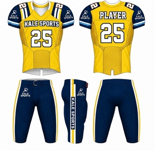 Uniforme de Fútbol Americano Personalizado de Marca Propia, Corte Clásico Unisex, Pantalones y Camiseta para Deportes de Equipo, Ropa Deportiva para Entrenamiento - Product Image 1