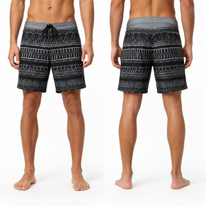 Men's <b>Surfing</b> Shorts Quick-Dry Beach Board Shorts Front Logo Swim Trunks Lightweight Eco-Friendly Breathable Sublimation - Product Image 2