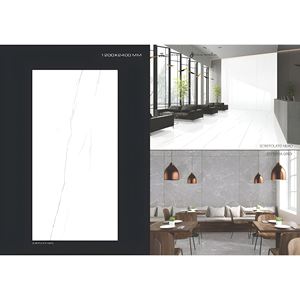 กระเบื้องเซรามิกขนาดจัมโบ้ 1200x2400 มม. สีน้ำตาลอะรามานี หรูหรา ทันสมัย สำหรับตกแต่งห้องนอน พื้นภายนอก ผนัง หินเผาซินเทอร์ สีหินอ่อนฟ็อกซ์ - Product Image 5