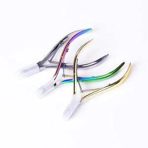 Pince à cuticules pour manucure, 1 pièce, en acier inoxydable, pince à épiler, coupe-peaux mortes, repousse-cuticules, outil de coupe 107 cm - Product Image 2