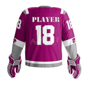 Uniforme de Hockey sobre Hielo de Poliéster Transpirable con Diseño Personalizado y Logotipo Propio, Talla Grande para Adultos, el Más Popular - Product Image 6