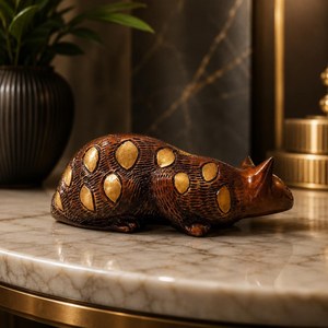 Support de bougie chauffe-plat en laiton fait main SHUBHAM, lanterne animale personnalisée, pot décoratif pour bougie, pour la décoration intérieure et extérieure - Product Image 3