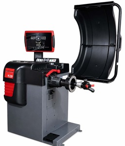 Machine d'équilibrage de roues moderne avec panneau de commande numérique pour un équilibrage rapide des pneus et une maintenance automobile professionnelle - Product Image 1