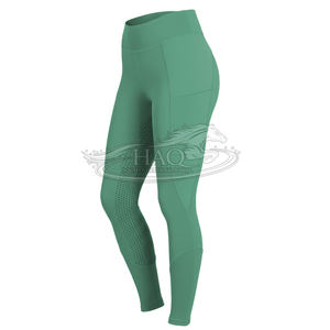 Leggings d'équitation taille haute avec grip intégral en silicone pour l'entraînement et le fitness, vêtements d'équitation, leggings d'équitation pour chevaux - Product Image 1