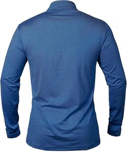 Camisetas deportivas de manga larga para hombre, sudadera con media cremallera, tops transpirables para fitness, jogging, entrenamiento y running, camisetas de compresión. - Product Image 3