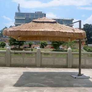 Sombrilla Plegable de Palma de Vietnam de 1.8m, 2.1m, 2.6m para Fiestas al Estilo Hawaiano y Eventos en el Patio Trasero por 99 Gold Data - Product Image 1