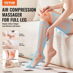 Massaggiatore per Gambe con 2 Livelli di Riscaldamento, 3 Modalità e 3 Intensità, Compressione d'Aria per Piedi, Polpacci, Cosce e Ginocchia, Comfort e Sollievo Mirati - Product Image 2