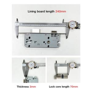 XINJJ Anti-Theft Manufacturer Direct Supply Key Operated Modern <strong>Door</strong> <strong>Lock</strong> Set Hot Selling Low Price 85*45mm Stainless <strong>Lock</strong> Body - Product Image 5