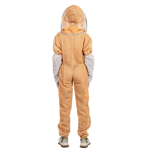 Sports World Large Beekeeping <b>Suit</b> Mesh Ventilation Honey Beekeeping Protective Jumpsuit Zipper Front Elastic Cuff Ankle Farm - Product Image 4