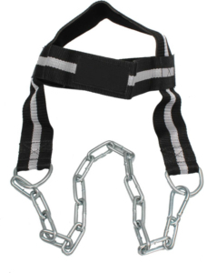 สายรัดคอแบบมีโลโก้สั่งทำพิเศษ สายรัดไนลอนทนทานเป็นพิเศษ พร้อมโซ่ สำหรับยกน้ำหนักมืออาชีพและฟิตเนส - Product Image 5