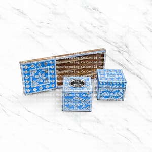 Quemador de Incienso de Bambú con Incrustaciones de Madreperla, Cubierta Acrílica, Caja de Regalo para Ramadán, Artículos Religiosos - Product Image 2