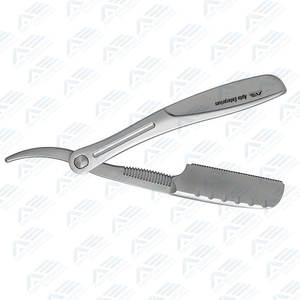 Gran oferta, herramientas de belleza con logotipo personalizado, maquinilla de afeitar recta profesional de acero inoxidable para afeitado y aseo - Product Image 3