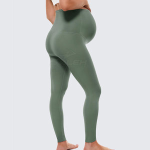 Legging de maternité de haute qualité avec matière extensible douce et taille de soutien pour des activités quotidiennes confortables - Product Image 2