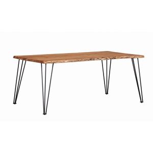 Tavolo da Pranzo Shanahan in Legno di Acacia Naturale con Bordo Vivo - Product Image 2