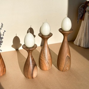 Portavelas de Madera Natural Premium para Ceremonias Tradicionales Navideñas, Decoración Moderna de Lujo, Ecológico y Hecho a Mano - Product Image 6