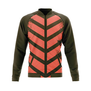 เสื้อแจ็คเก็ตผู้ชายแบบมีซิป น้ำหนักเบา ระบายอากาศได้ดี เหมาะสำหรับการฝึกกีฬา วิ่งออกกำลังกาย รับผลิตแบบ OEM ODM พร้อมสกรีนโลโก้ตามสั่ง - Product Image 2