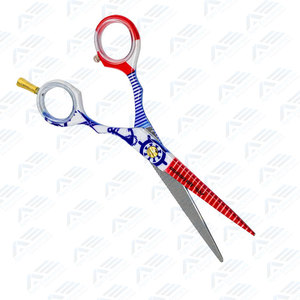 Tijeras de corte de pelo de diseño personalizado, tijeras de peluquero afiladas de acero inoxidable con tornillo elegante, peluquería profesional - Product Image 6