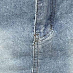 Jupe en jean tendance pour femme, respirante, en coton, décontractée, de haute qualité, texture lisse, style urbain - Product Image 6