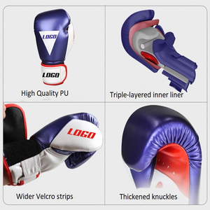 Gants de boxe personnalisés Sanda avec logo pour la salle de sport, entraînement d'arts martiaux, combat et fitness - Product Image 2