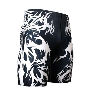 Shorts de compression personnalisables en gros, taille mi-haute élastique, haute qualité, pour adultes, anti-humidité - Product Image 3