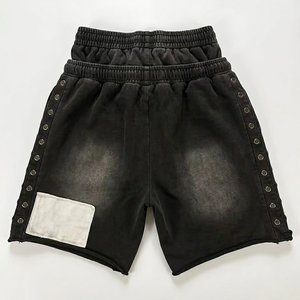 Pantalones Cortos Casuales de Doble Cinturón para Hombre, Estilo Urbano, de Algodón, Ajustables, Transpirables y Cómodos, de Alta Venta - Product Image 2