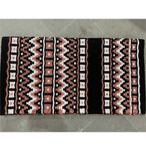 Manta de caballo de lana de Nueva Zelanda de alta calidad Manta y almohadilla de caballo de espectáculo de equitación occidental Diseños de colores surtidos - Product Image 1