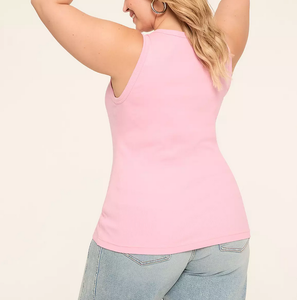 Camisetas sin mangas acanaladas con cuello en V para mujer, talla grande, de alta calidad, estilo racerback, para fitness muscular, servicio OEM 2026 - Product Image 6