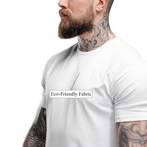 Camisetas de Bambú al por Mayor, Ecológicas, Estampadas, de Compresión, para Gimnasio, Ropa Deportiva Transpirable para Hombre - Product Image 3