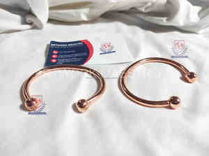 Handcrafted Pure Copper Cufflink Hand Band Wrist Band with Powerful Magnets Chic Fashion Cuff Improves Yoga New Hand Band Bijoux - Product Image 4