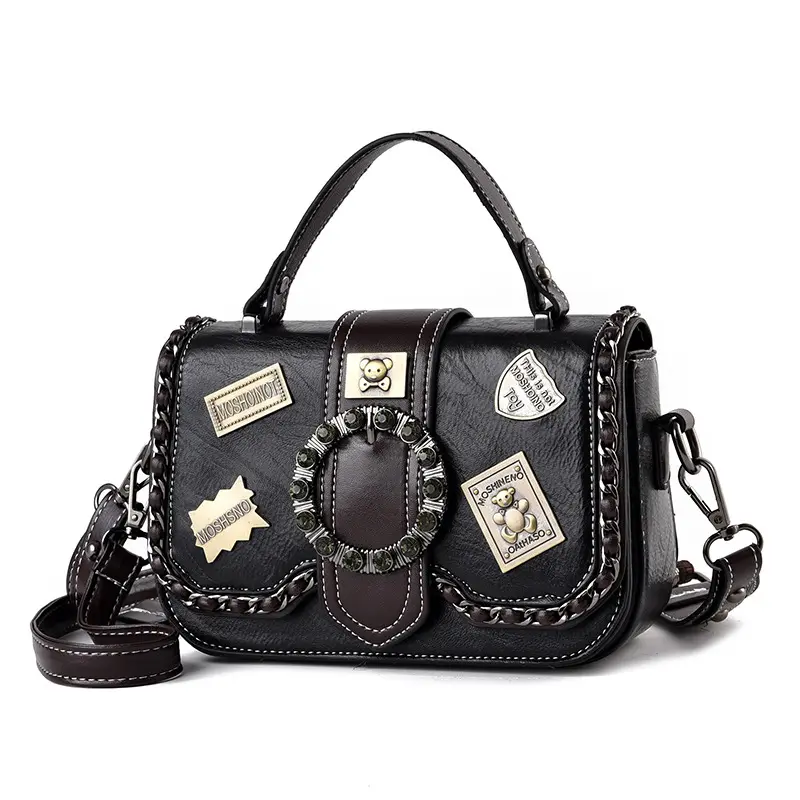 2022 New Top Quality Luxury Designer Messenger Bag For Lady Metal Plate Decoration Ring Buckle Women Small Crossbody Bag