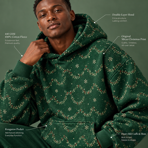 Sudadera con Capucha Unisex de Navidad Fea, Gráficos Divertidos, Algodón, Manga Larga, Casual, para Invierno, Clima Frío, OEM ODM - Product Image 3