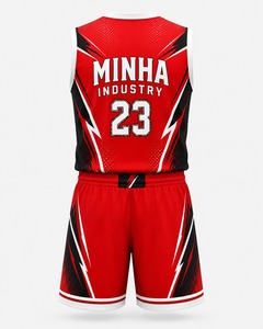 Polyester Custom Men's Basketball Uniform Sublimation Unisex Sportswear Team Name Logo Printed XS Customizable Jersey - Product Image 4