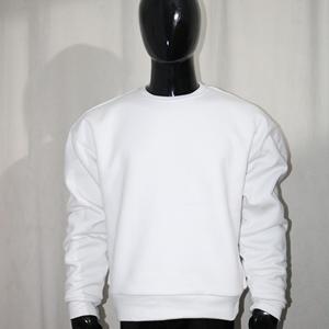 Sudadera con cuello simulado de 450 GSM, bordado con nombre personalizado, corte holgado y extragrande, 100% algodón, felpa francesa. - Product Image 6