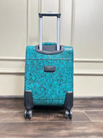 Nouvel arrivage de sacs à bagages multi-usages faits à la main sac à roulettes sculpture cuir unisexe grande taille multi-usages valise cheveux sur peau