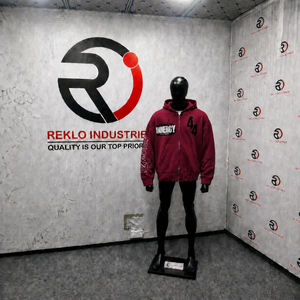 NUEVA SUDADERA CON CAPUCHA Y CIERRE DE CREMAÑERA EN COLOR BURGUNDÍA CON ESTAMPADO GRÁFICO, SUDADERA DE FORRO POLAR EXTRA GRANDE ESTILO STREETWEAR, SUDADERA CON CAPUCHA CASUAL UNISEX, CHAQUETA URBANA EN SAL - Product Image 3