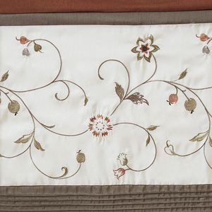Embroidered Curtain <b>Panel</b> for Enhanced Decorative Touch Elegant Valances for <b>Window</b> Decor - Product Image 4