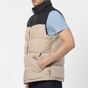 2026 Latest Wholesale High Quality Custom Made OARH INT INDUSTRY Mens <b>Waterproof</b> Windproof Canvas Winter Puffer Vest Casual - Product Image 2